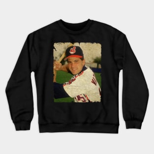 Omar Vizquel in Cleveland Guardians Crewneck Sweatshirt